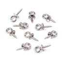 Háčiky Skrutky s krytkami Oceľ 10x4mm 10 ks