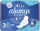 Always Hygienické vložky s krídelkami (veľkosť 3) Ultra 7 ks