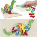 DREVENÉ PUZZLE 3D PUZZLE DINOSAUR DIPLODOC