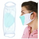 OPÄTOVNE POUŽITEĽNÁ ochranná maska ​​s ochrannou maskou s iónmi striebra