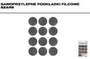 Plstené podložky fi 28mm 12 ks. šedá Vorstahlová