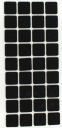 Samolepiace plsti STAROSTLIVOSŤ O PODLAHU 20 mm x 20 mm ČIERNA 36 ks/list