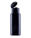 ČIERNA EKO HDPE FĽAŠA 50ml FLIP TOP MATNÁ ČIERNA