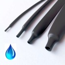 3,2 mm zmršťovacia trubica s čiernym lepidlom