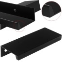 HRANA MATNÁ ČIERNA ÚCHYTKA NÁBYTKOV LOFT 230 mm