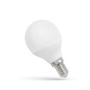 LED GUĽOVÁ žiarovka E14 230V 4W teplá biela