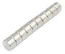 SILNÝ VALEC NEODYMOVÝ MAGNET 6x3 - SADA 10 / NEODYMOVÝCH MAGNETOV /