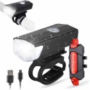 VÝKONNÉ BICYKLOVÉ SVETLO LED ZADNÉ PREDNÉ SVETLO USB PRE CYKLISTICKÚ KOLOBEŽKU