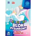 Astra podložka na kreslenie, 10 pastelových listov, A4