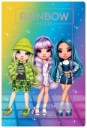 A4 zložka Rainbow High Astra Mix s gumičkou