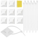 10x SAMOLEPIACI ORGANIZÁTOR KÁBLOV DRŽIAK KÁBLOV LEPIDLO 20x20mm