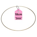 KOVOVÝ Prsteň PRE LAVAČOV SNÍKOV ZLATÝ PRSTEŇ MACRAME 18CM