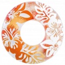 Krúžok na plávanie FLOWERS 91 cm VEĽKÝ INTEX ORANŽOVÝ