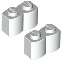 LEGO Brick 1x2/Palisade White (30136/6059185) x2