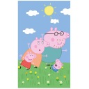 Osuška do škôlky pre dieťa 30x50 Peppa Pig family