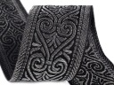 BOHO ETHNO ĽUDOVÁ Ozdobná STUHA S LUREXOM 5 CM