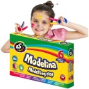 Modelovacia hmota pre deti, do školy, 6 ks INTENZÍVNE FARBY