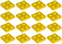 LEGO 3022 TANIER 2x2 žltý NOVINKA (10g) 16 ks.