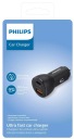 Philips VÝKONNÁ nabíjačka do auta USB / Typ C a Typ A - 3 000 mA 36 W