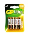 4x GP ULTRA R6 AA 1,5V alkalická batéria
