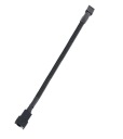 Predlžovací kábel pre PWM ventilátor, 4 pin, 27 cm, opletený adaptér