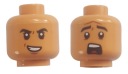 LEGO 3626cpb2639 HEAD HEAD Dr. Wu NOVÉ (1 g)
