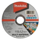 MAKITA REZNÝ KOTÚČ INOX PVC TEHLA 115mm E-10718 MAKITA