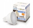 LED žiarovka do svetlometov MR16 závit 8W=60W 12V studená silná pre držiaky lámp