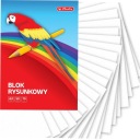 Herlitz A4 biely blok na kreslenie, 20 listov, 80g
