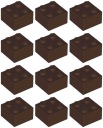 LEGO 3003 BRICK 2x2 hnedá ci. NOVINKA (15g) 12 ks