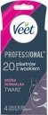 VEET Voskové pásiky na tvár 20 pásikov