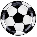 FUTBALOVÉ papierové taniere k narodeninám, 18 cm
