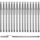 15 ks x BIC Round Stic Classic guľôčkové pero 1,0 mm, čierne
