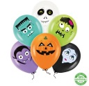HALLOWEENSKÉ BALÓNY Monštrá 30cm x 6 ks.