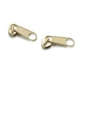 Posúvač ZIPPER na béžovú pásku 5 mm 2 ks