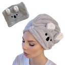 Turbanový uterák na hlavu z mikrovlákna na vlasy