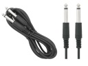 KÁBLOVÁ ZÁSTRČKA 6,3mm - ZÁSTRČKA JACK 6,3mm MONO 3m