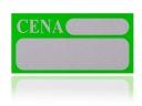 KARTÓNOVÉ ETIKETY ETIKETY CENA 4x8 CM 100KS