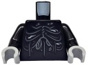 Lego New Torso Black black revenant ghost Ghost hp155 Dementor 973pb3222c01