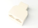 ROZDELOVAČ 2X RJ45 ZÁSUVKA