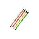 FLUO ceruzka s jednoduchou gumou