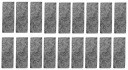 Obdĺžnikové samolepiace plstené podložky, 18 ks