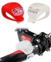 Osvetlenie na bicykel, silikónové LED lampy, 2 ks