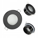 Hermetické halogénové očko pre Soffit Matt Black IP44