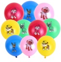 PAW PATROL Chase Rubble Skye Marshall Rocky latexové balóniky 10 ks.