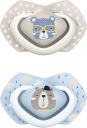 Canpol Baby cumlík silikónový 6-18m symetrický BONJOUR PARIS 2 ks22/648