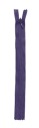 Pevný skrytý zips 180 fialový 20 cm