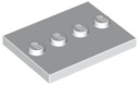 LEGO 88646 17836 TANIER 3x4 BIELY STOJAN (2g)