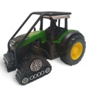 TRAKTOR S KOLEJAMI ZELENÝ 9CM 1:80 E1119 EMAJ