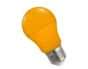 LED GUĽOVÁ žiarovka, pätica E27, 4,9W, oranžová, na dekoráciu interiéru